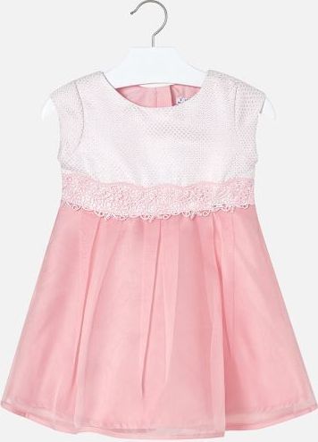 MAYORAL dívčí šaty bez rukávů růžová - 98 cm - obrázek 1