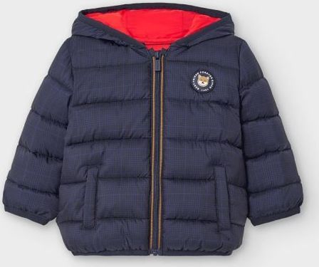 MAYORAL chlapecká zimní bunda s kapucí modrá - 98 cm - obrázek 1