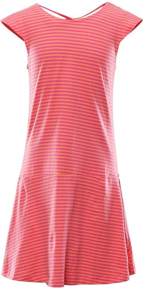 ALPINE PRO dívčí šaty REATO 92 - 98 růžová - obrázek 1