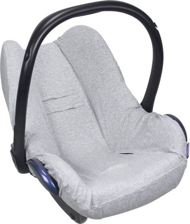 Dooky potah na autosedačku Seat Cover 0+ UNI Light Grey Melange - obrázek 1