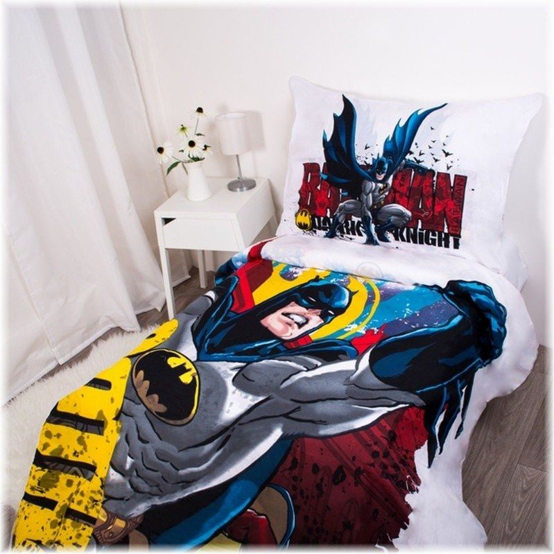 Halantex · Bavlněné povlečení Batman a Robin - Gotham guardians - 70 x 90 + 140 x 200 cm - obrázek 2