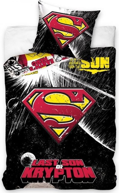 Carbotex · Povlečení SUPERMAN - Last son of Krypton - 100% bavlna - 70x90 cm + 140x200 cm - obrázek 1