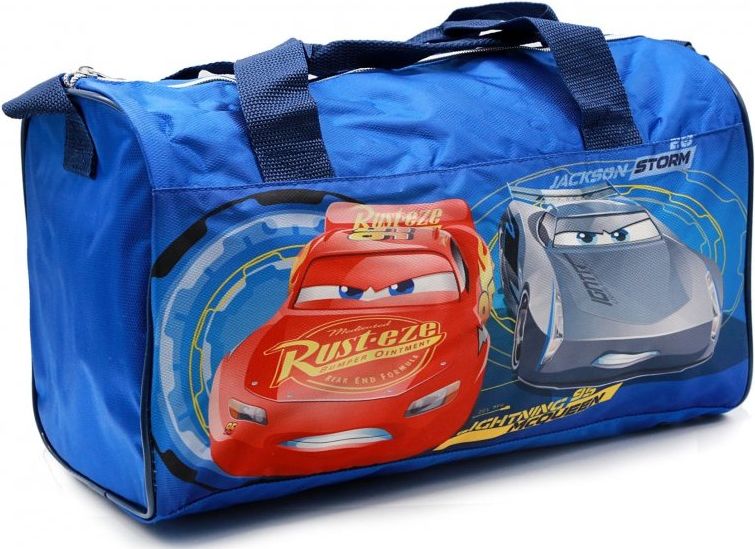 Setino · Chlapecká sportovní / cestovní taška Auta - Cars - s obrázkem blesk McQueen & Jackson hrom - 22x38x20 cm - obrázek 1
