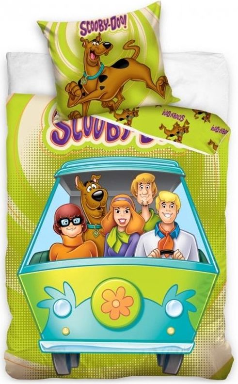 Carbotex ·  Bavlněné ložní povlečení Scooby-Doo - 70 x 90 cm + 140 x 200 cm - Certifikát Oeko Tex Standard 100 - obrázek 1