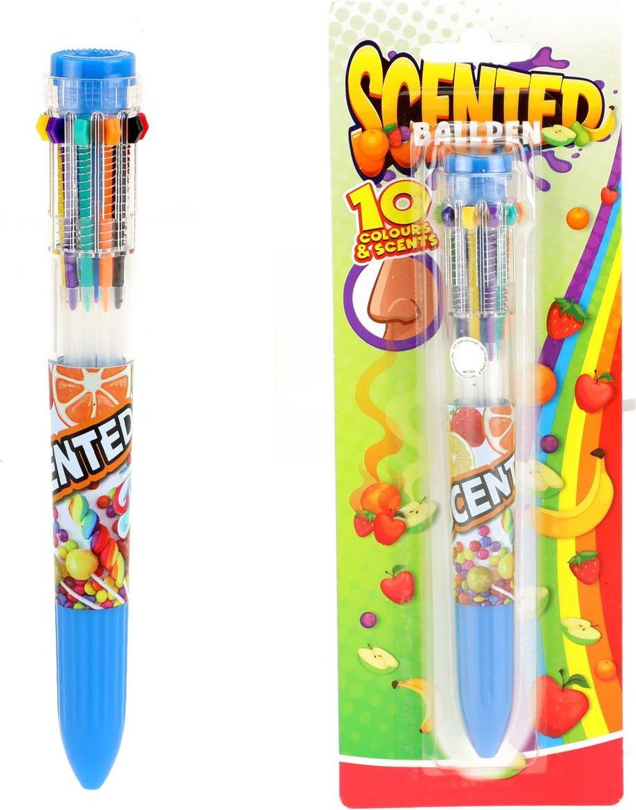 Tužka nebo pero 10 barev 16 cm plast s vůní - obrázek 1