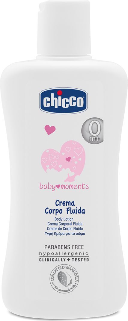 Chicco jemné hydratační tělové mléko 200 ml - obrázek 1