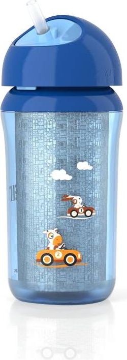 PHILIPS AVENT Hrneček IZO s brčkem od 12 měsíců kluk 260 ml - obrázek 1