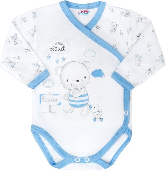 Kojenecké body New Baby modré Bears velikost 56 zavinovací - obrázek 1