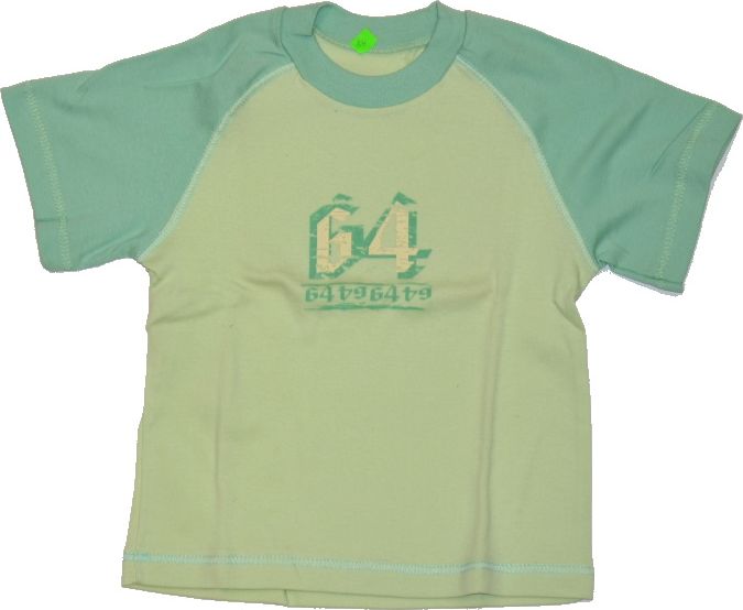 Dětské tričko s krátkým rukávem MKO s nápisem 64 velikost 110 - obrázek 1