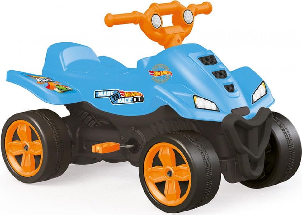 DOLU Dětská šlapací čtyřkolka modrá Hot Wheels - obrázek 1