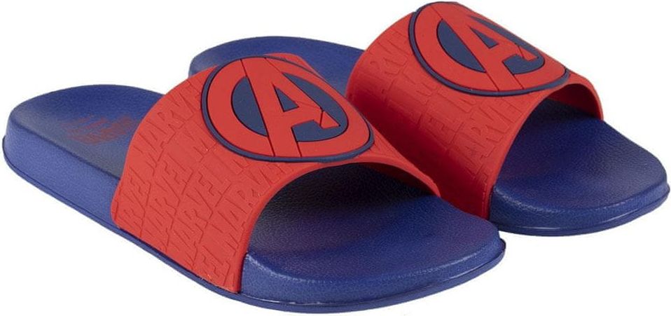 Grooters Dětské pantofle Avengers - Logo Velikost: 28/29 - obrázek 1