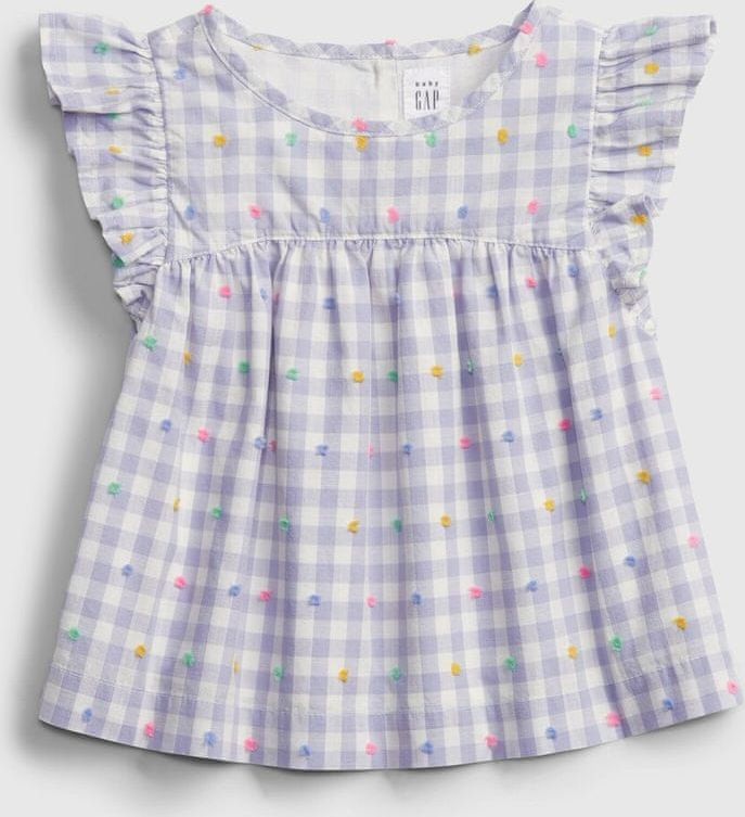 Gap Dětský top est gingham fl 5YRS - obrázek 1