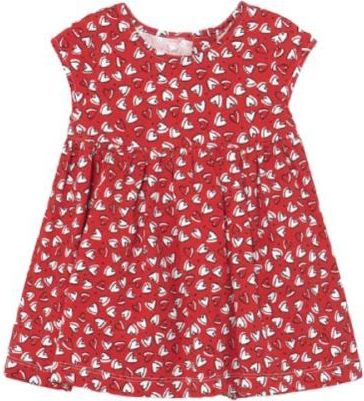 MAYORAL dívčí šaty KR červená se srdíčky - 92 cm - obrázek 1