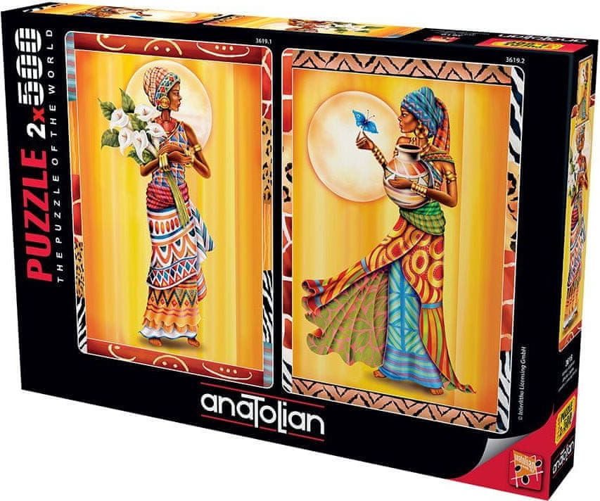 AnaTolian Puzzle Africké ženy 2x500 dílků - obrázek 1