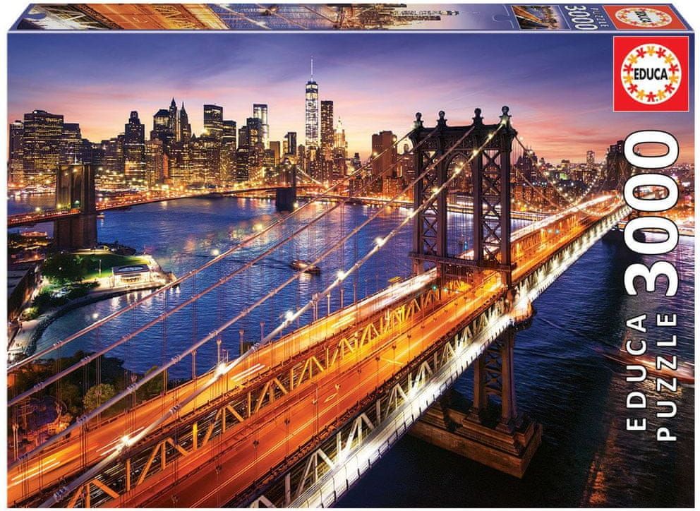 Educa Puzzle Soumrak na Manhattanu 3000 dílků - obrázek 1
