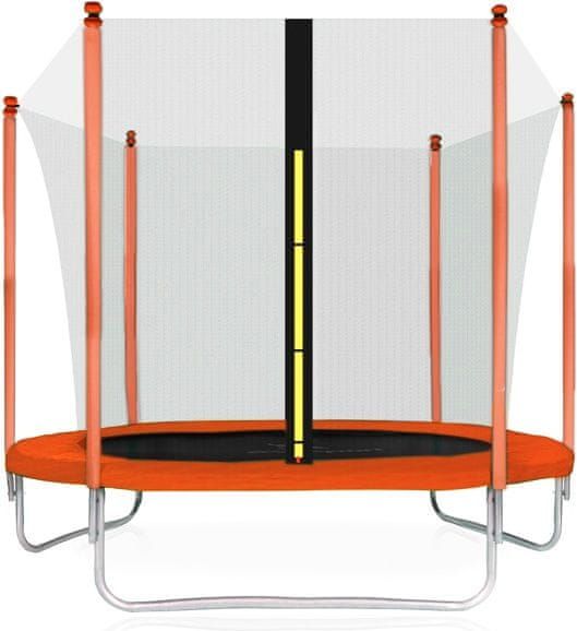 Aga Sport Fit Trampolína 180 cm Orange + vnitřní ochranná síť - obrázek 1