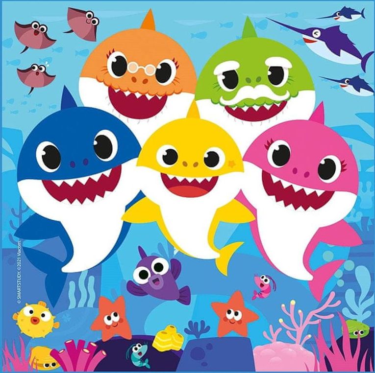 Clementoni Puzzle Frame Me Up: Baby Shark 60 dílků - obrázek 1