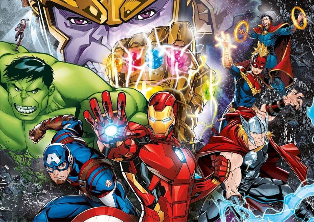 Clementoni Briliant puzzle Marvel: Avengers 104 dílků - obrázek 1