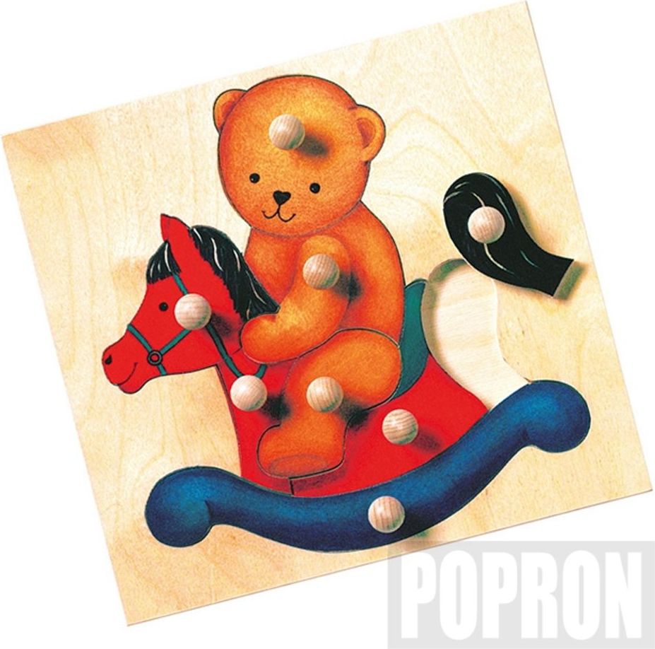 Bino Puzzle-medvěd-MAXI úchytky - obrázek 1