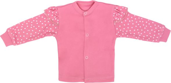 Mamatti Novorozenecká bavlněná košilka, Princezna Puntík - růžová - obrázek 1