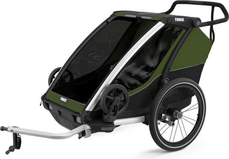 Multifunkční sportovní vozík Thule Chariot Cab 2 Cypress Green 2021 - obrázek 1