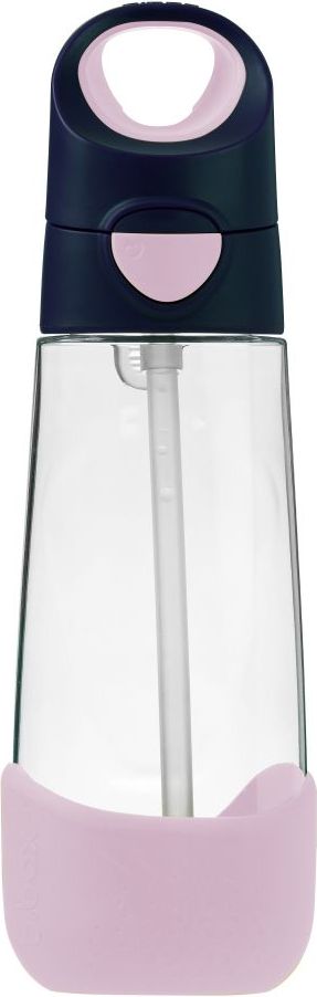 Láhev na pití s brčkem 600 ml b.box Indigo/Pink - obrázek 1