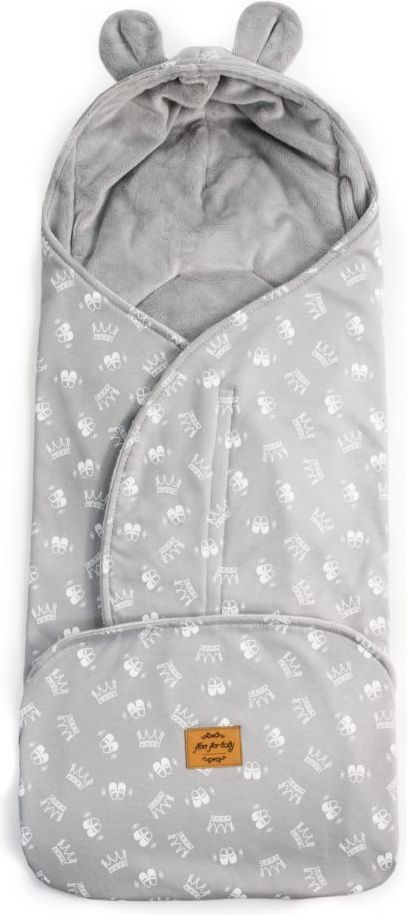 Zavinovačka Floo For Baby Crown Grey 2021 - obrázek 1