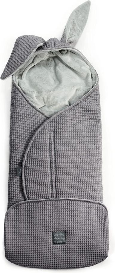 Zavinovačka Floo For Baby Waffle Rabbit Graphite 2021 - obrázek 1