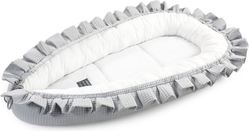 Hnízdo pro miminko Floo For Baby Waffle Grey/White 2021 - obrázek 1