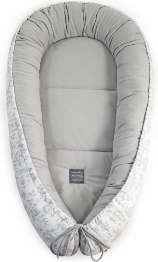 Hnízdo pro miminko Floo For Baby Flowers Grey 2021 - obrázek 1