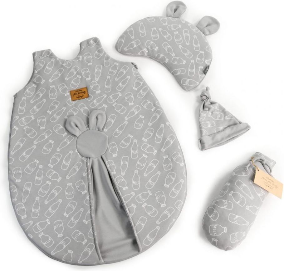 Celoroční spací pytel Floo For Baby L/XL Flowers Grey 2021 - obrázek 2
