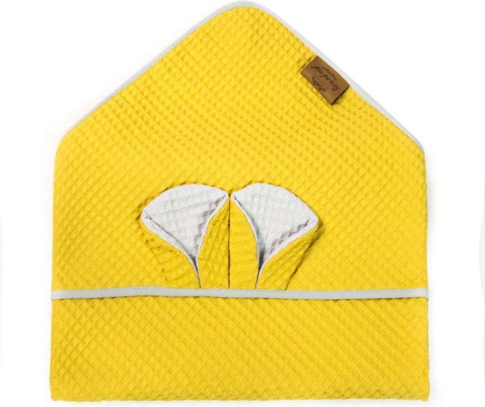 Dětská osuška s kapucí Floo For Baby Mustard Bear 2021 - obrázek 1