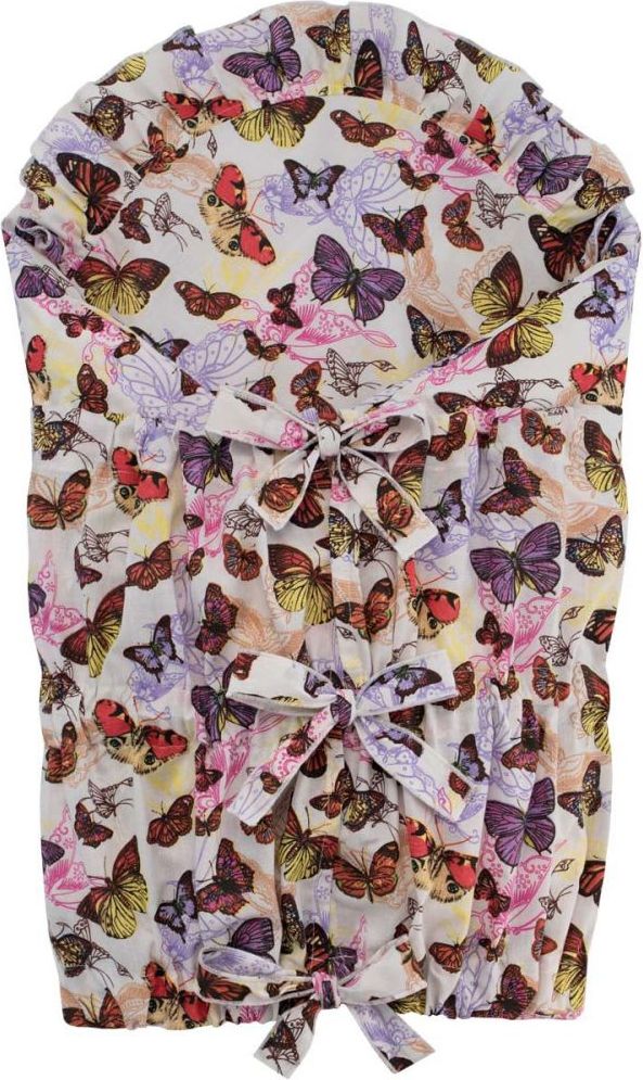 Klasická zavinovačka čtvercová 75 x 75 cm Esito Motýlci - Duhová - obrázek 1