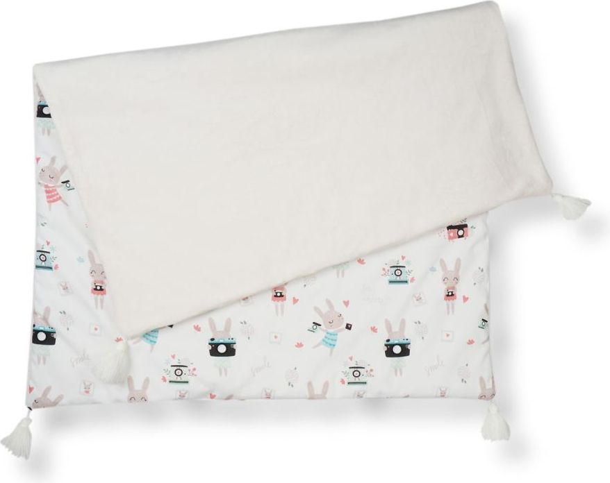Dětská deka minky 70x100 cm Glück Rabbit - obrázek 2
