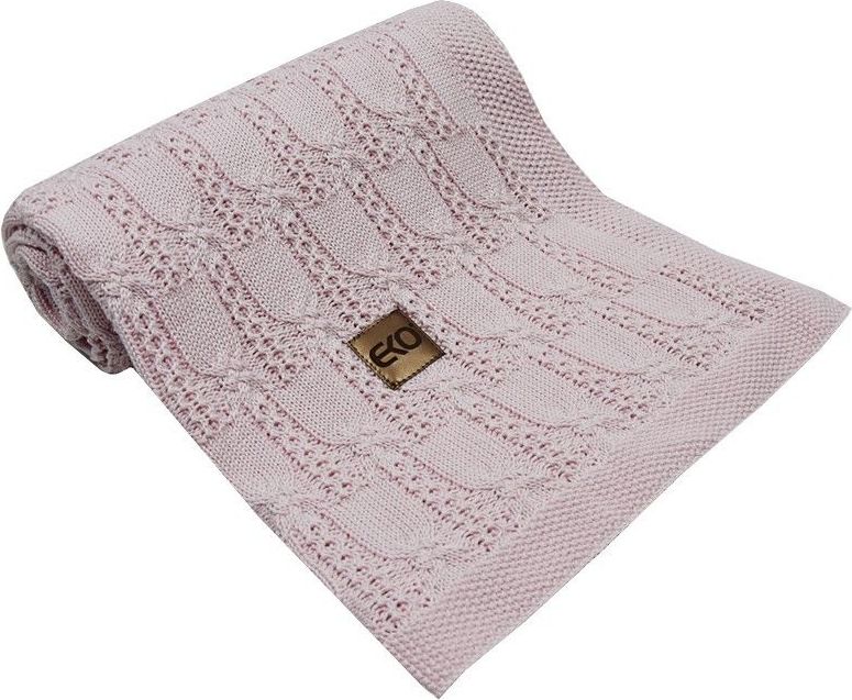 Dětská deka 100x80 cm Eko Knitwear Pink 2021 - obrázek 1
