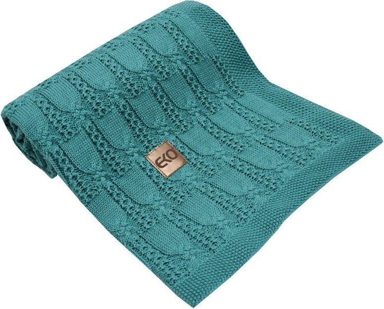 Dětská deka 100x80 cm Eko Knitwear Green Sea 2021 - obrázek 1