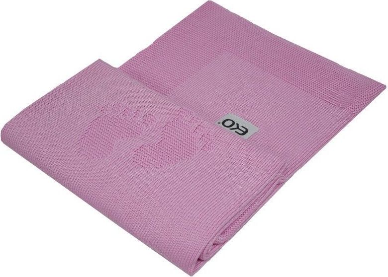 Dětská deka 100x80 cm Eko Bambus Foot Pink 2021 - obrázek 1