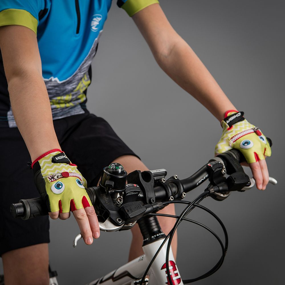 Chiba Cyklistické rukavice pro děti Cool Kids Tvář - obrázek 2