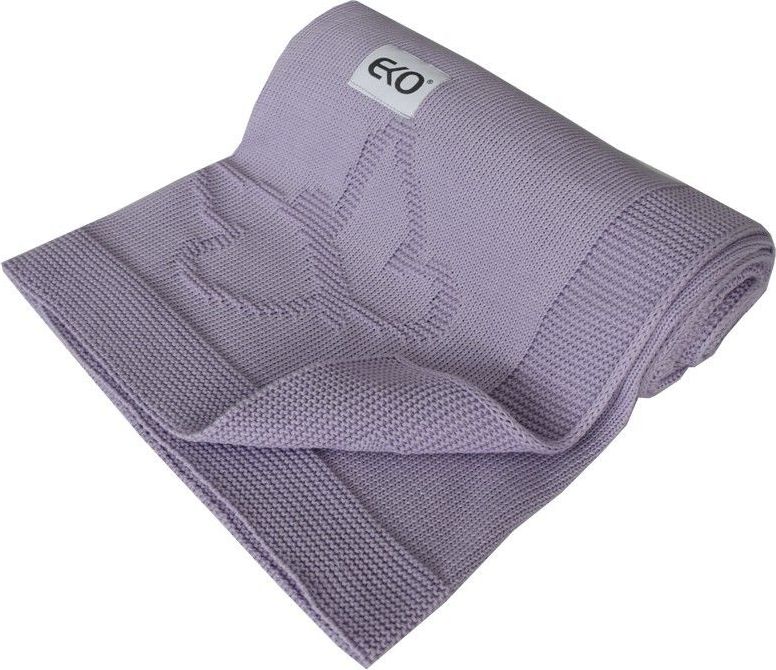 Dětská deka z pleteniny 100x80 cm Eko Butterfly Violet 2021 - obrázek 1