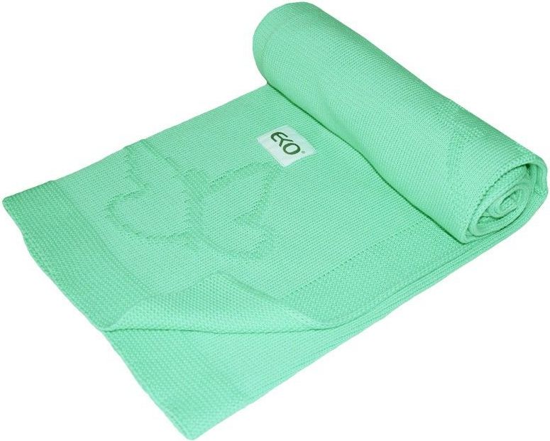 Dětská deka z pleteniny 100x80 cm Eko Butterfly Green 2021 - obrázek 1