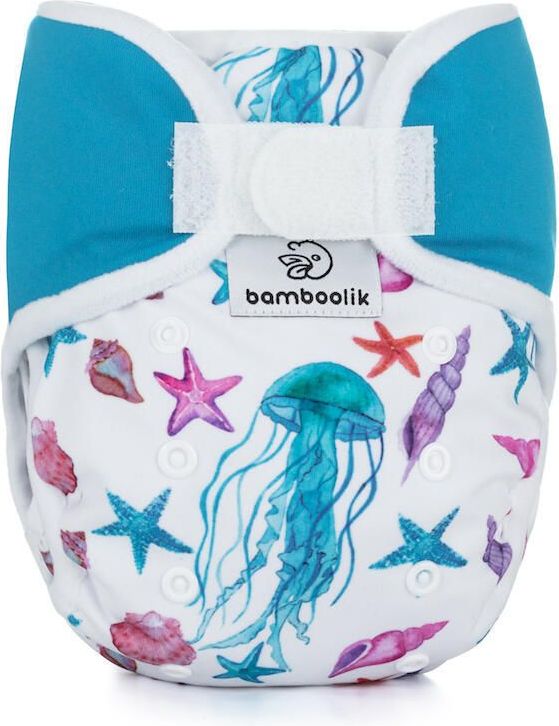 Bamboolik Svrchní kalhotky Duo Inverzní Jellyfish + Turquoise - obrázek 1