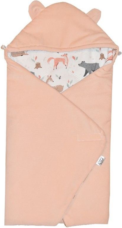 Zavinovačka do autosedačky Eko Velvet Apricot Deer 2021 - obrázek 1
