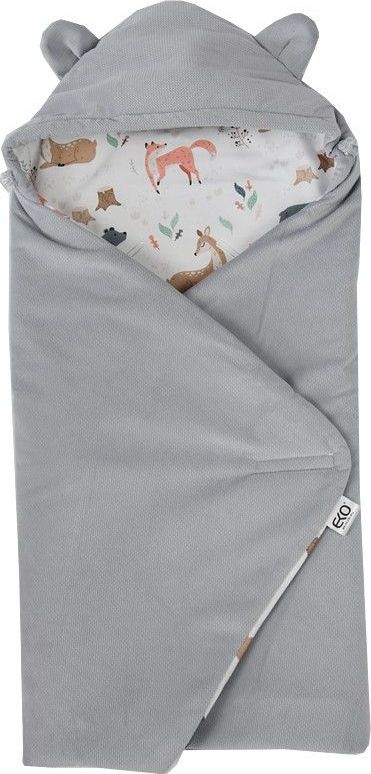 Zavinovačka do autosedačky Eko Velvet Grey Deer 2021 - obrázek 1