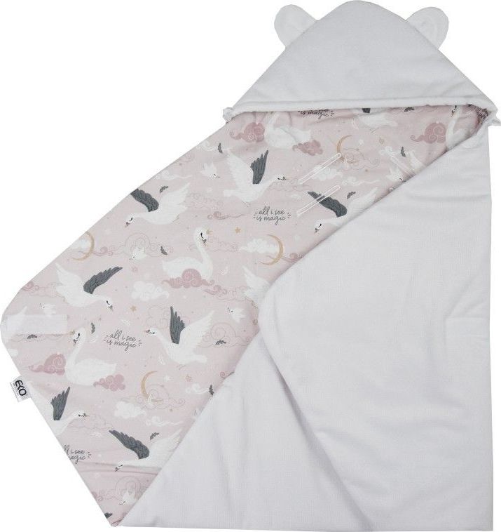 Zavinovačka do autosedačky Eko Velvet Grey Panda 2021 - obrázek 2