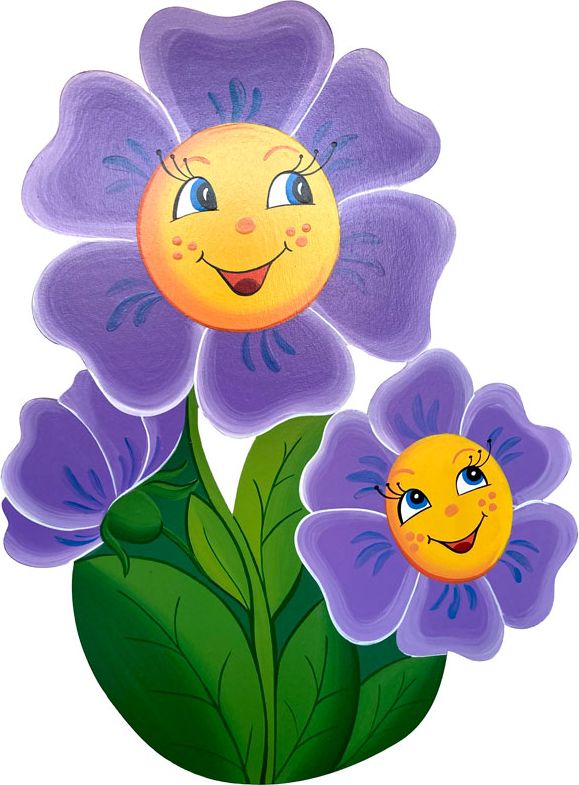 Dětská dekorace Květina – fialová - obrázek 1