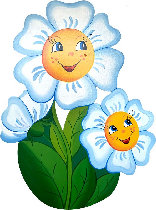 Dětská dekorace Květina – bílá - obrázek 1