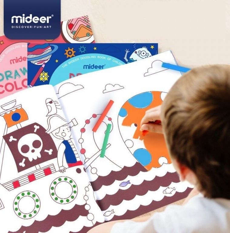 Mideer Kniha omalovánek pro kluky - obrázek 6