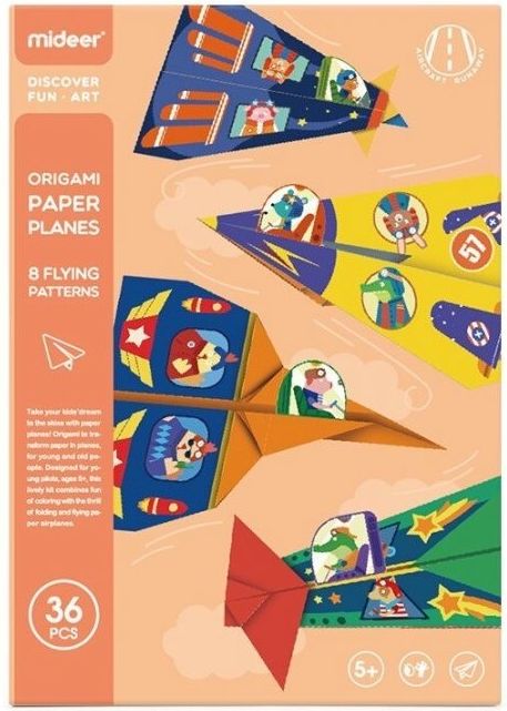 Mideer Origami papírová letadla - obrázek 1