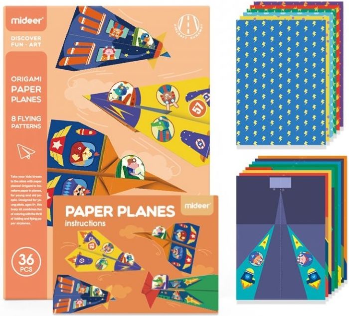 Mideer Origami papírová letadla - obrázek 2