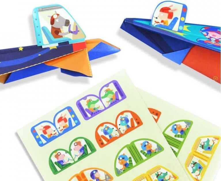 Mideer Origami papírová letadla - obrázek 3